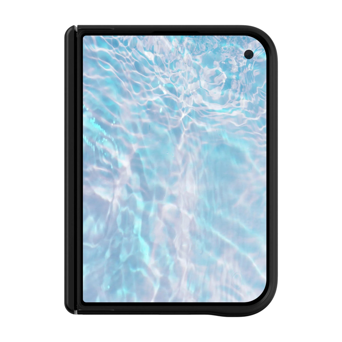 Frosted Protective Case with 360° Rotating Stand - Black