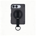 Wrist Strap Ring Holder Hinge Protection Case for iPhone Duo