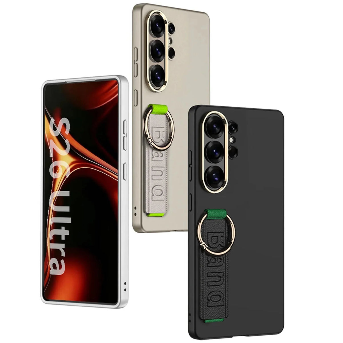 Samsung Galaxy S26 Ultra PC Hard Case with Wrist Strap