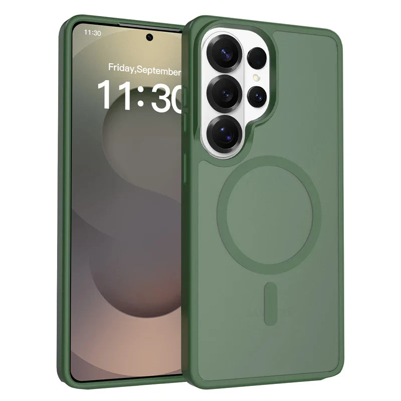 Samsung Galaxy S26 Series PC+TPU Magnetic Matte Protective Case