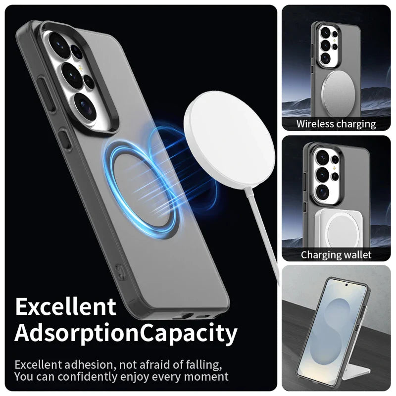 Samsung Galaxy S26 Series Candy Color Magnetic Translucent Matte Slim Case