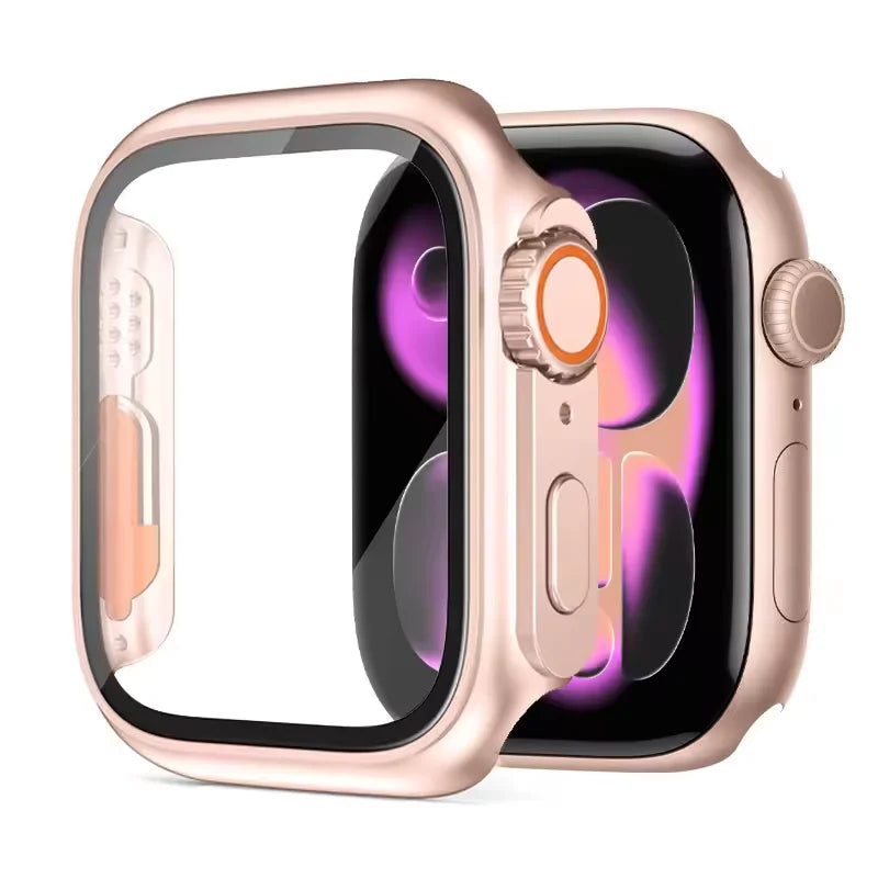 Apple Watch Protective Case with Built-In Glass Screen Protector