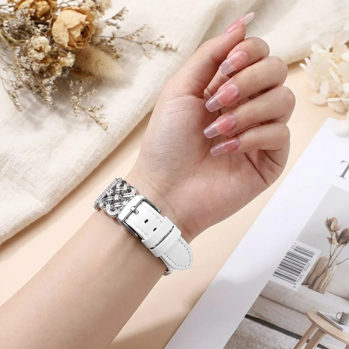 Stylish Leather Wristband for Apple Watch