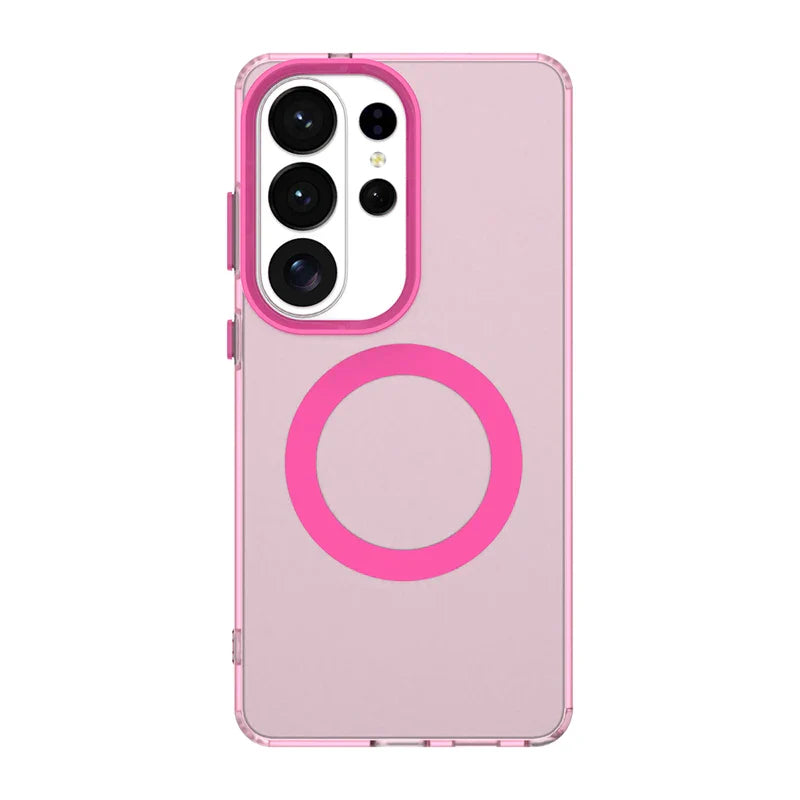 Samsung Galaxy S26 Series Candy Color Magnetic Translucent Matte Slim Case