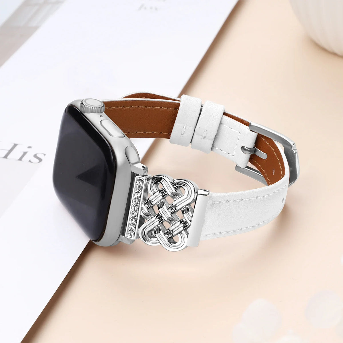 Stylish Leather Wristband for Apple Watch