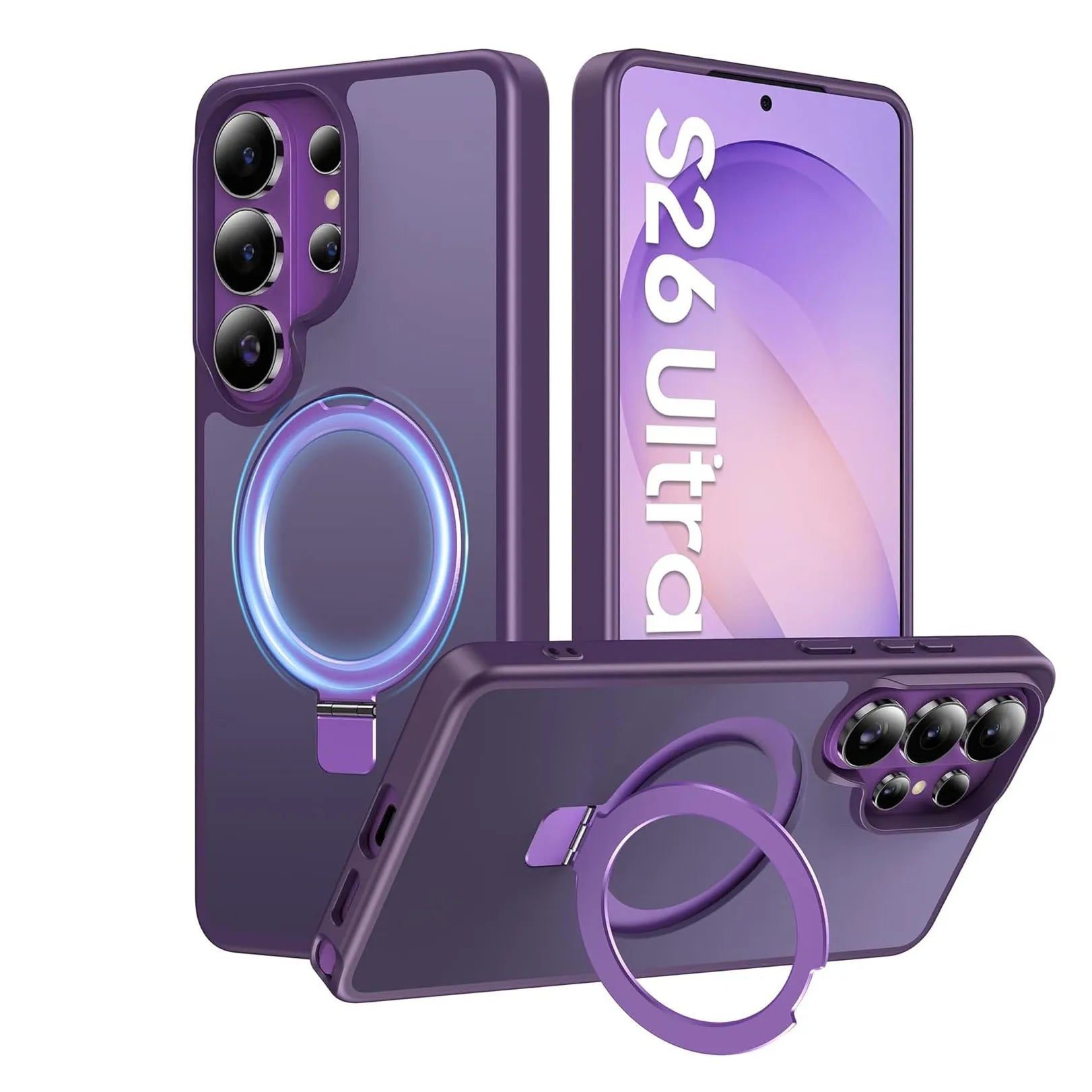 Samsung Galaxy S26 Series Case with Magnetic Bracket Holder