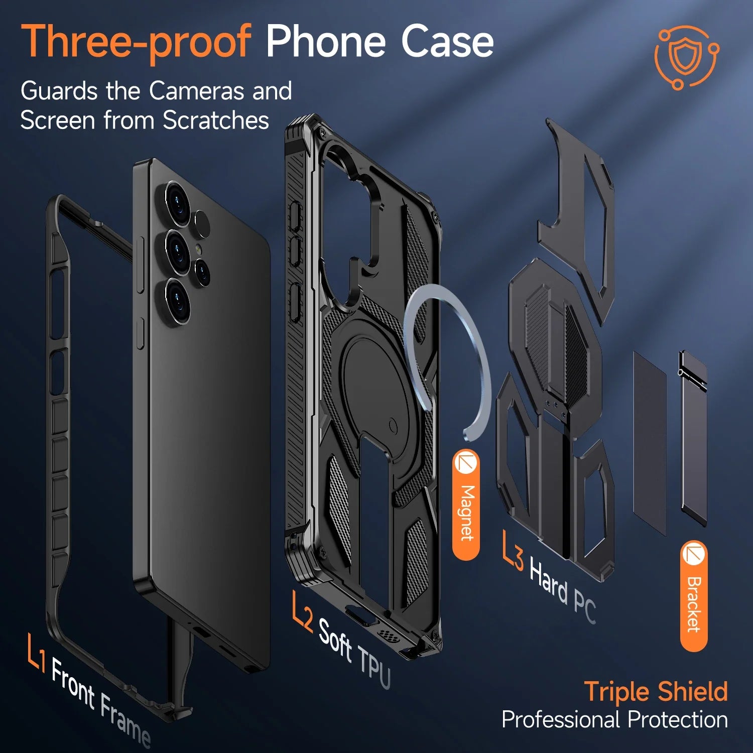 Samsung Galaxy S26 Series Strong Hybrid Dual Layer Case