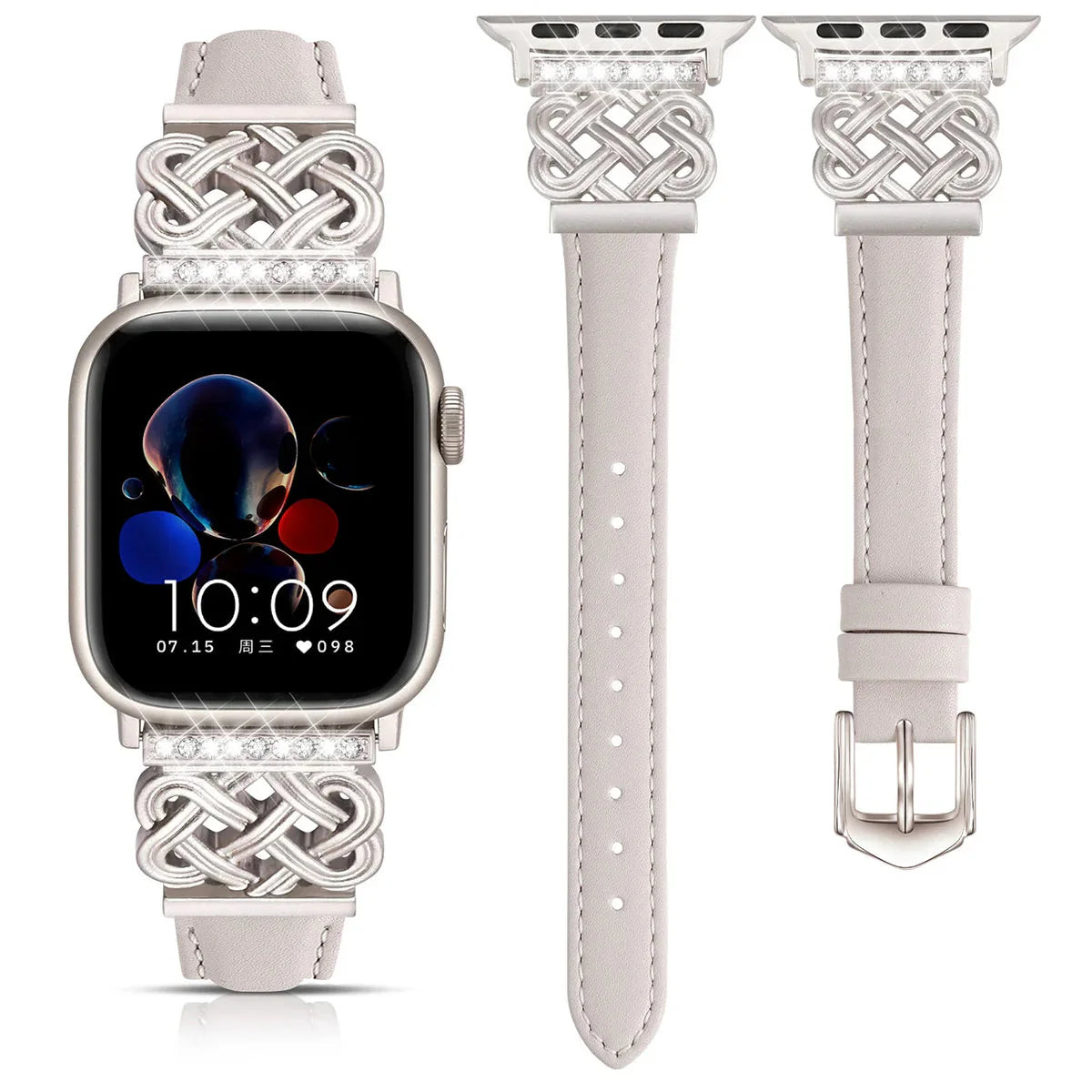 Stylish Leather Wristband for Apple Watch