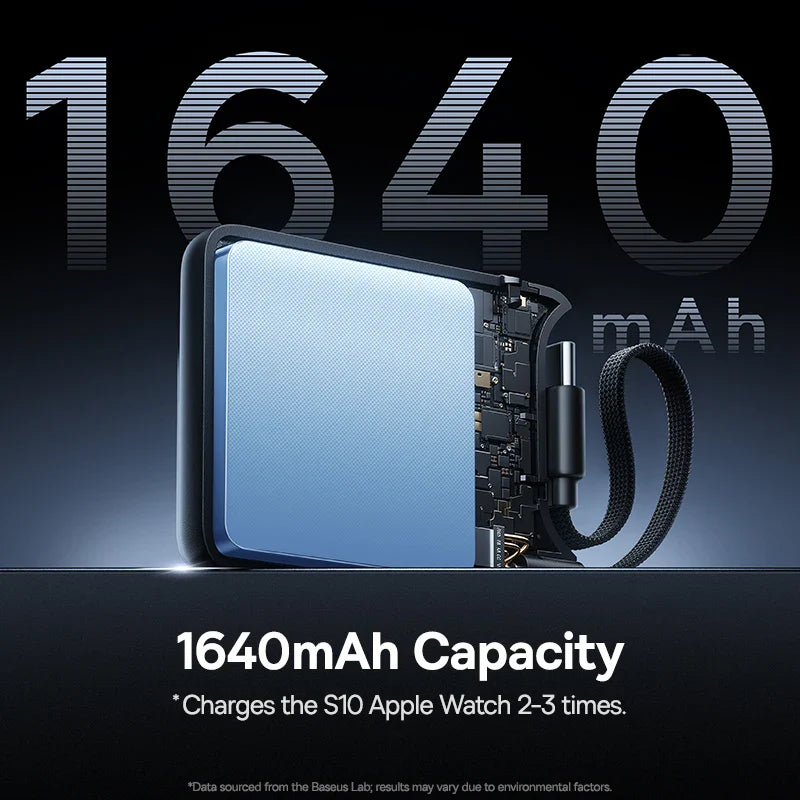 Baseus Compact 5W Apple Watch Magnetic Charger with USB-C Built-in Cable