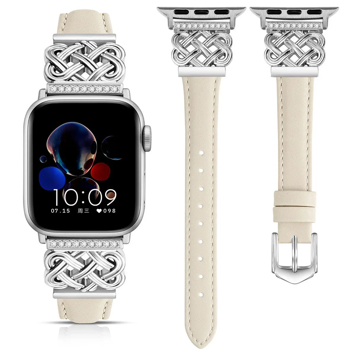 Stylish Leather Wristband for Apple Watch