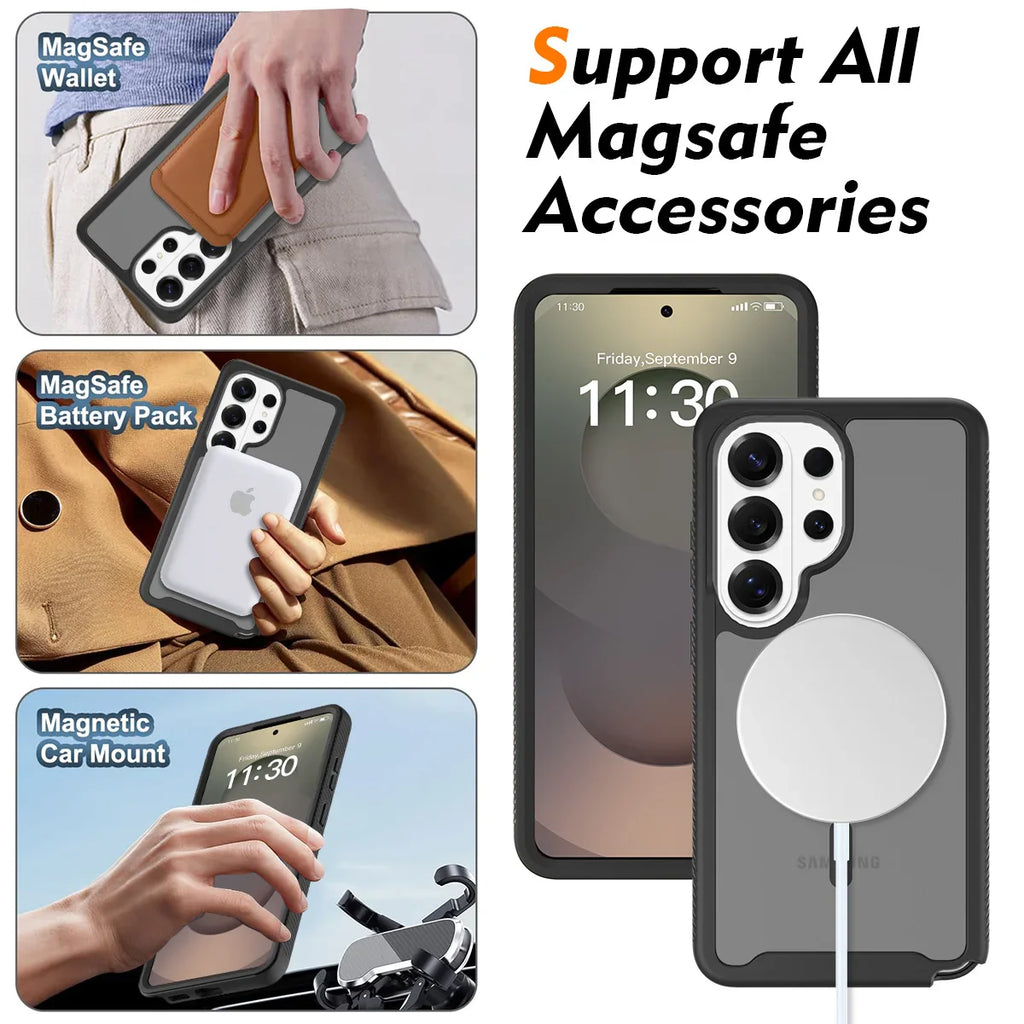Samsung Galaxy S26 Series Heavy-Duty Magnetic Case