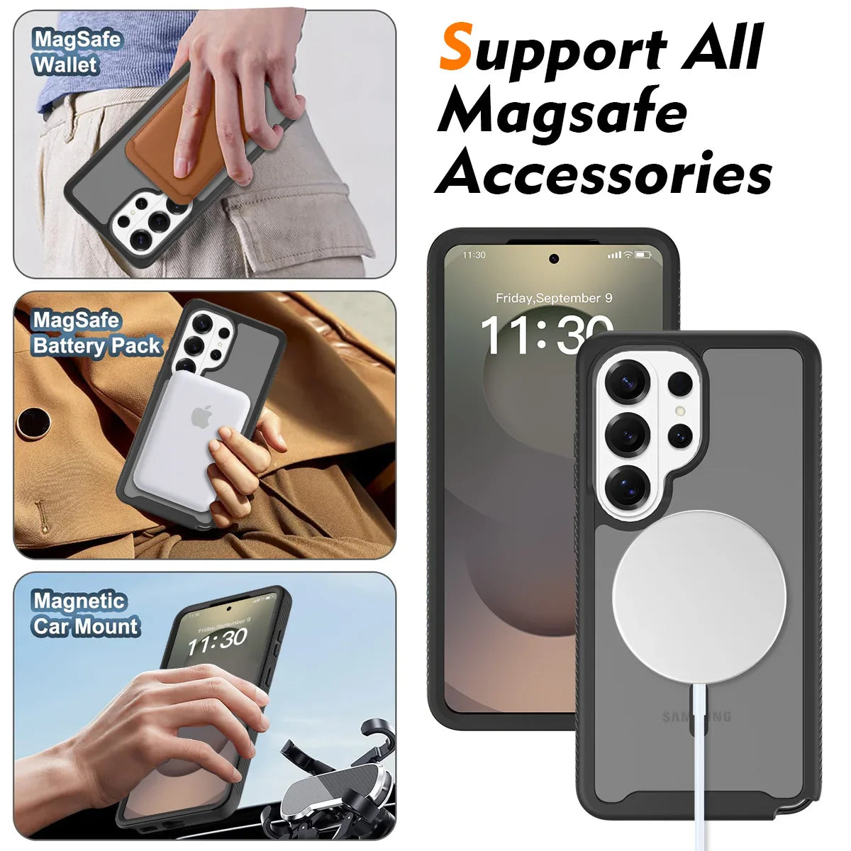 Samsung Galaxy S26 Series Heavy-Duty Magnetic Case