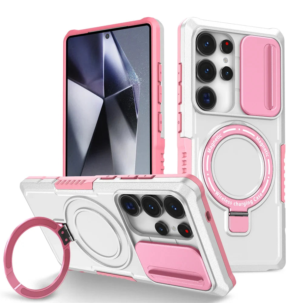 Samsung Galaxy S26 Series Rugged Hybrid Armor Magnetic Case