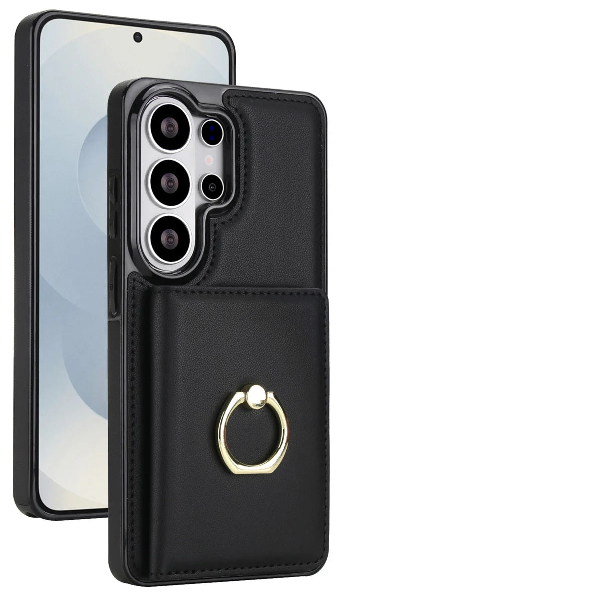 Samsung Galaxy S25 Series Case with Card Slot and Kickstand