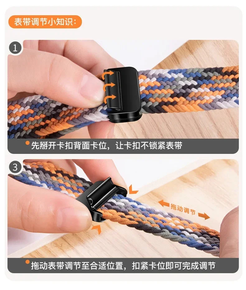 Nylon Woven Sport Strap for Apple Watch