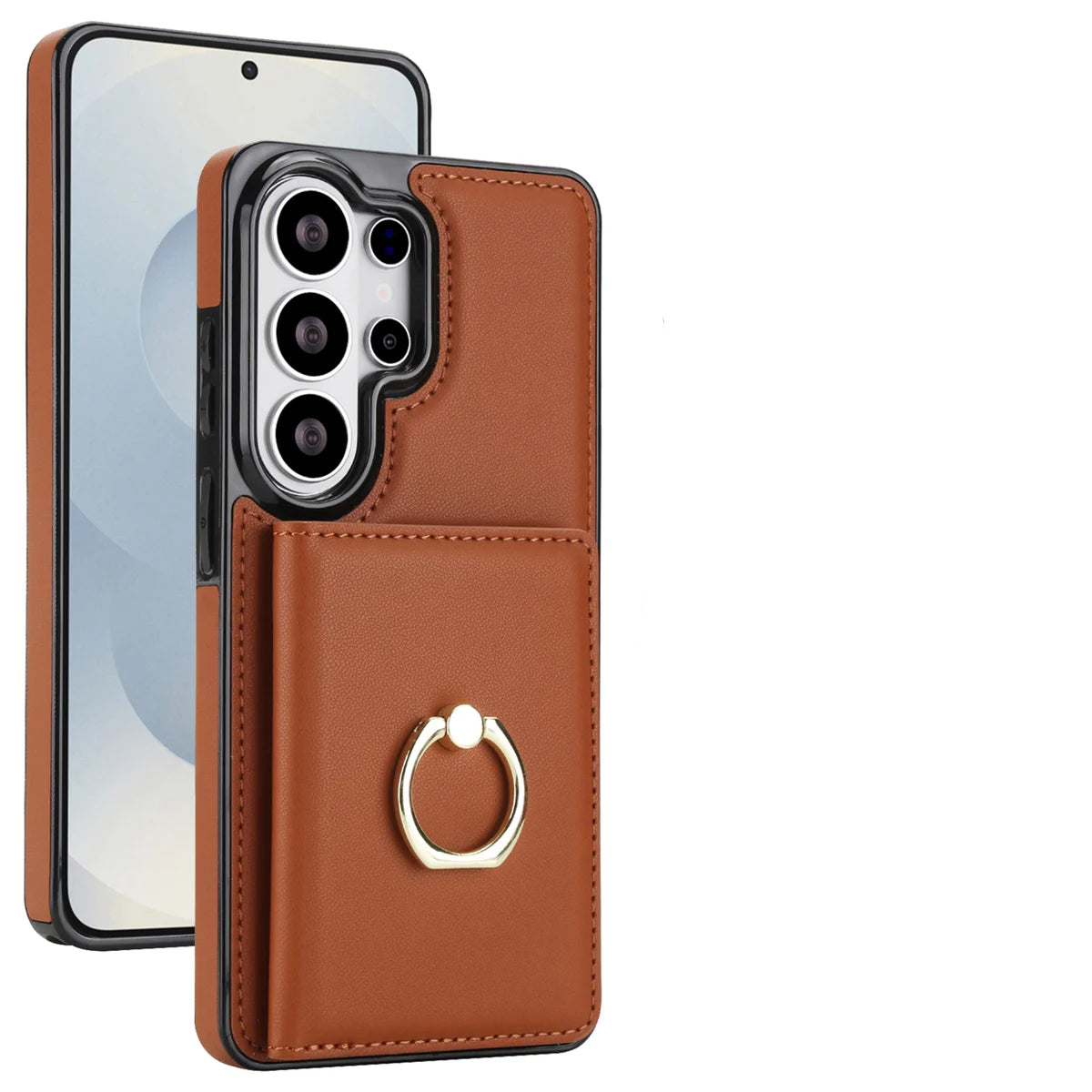 Samsung Galaxy S26 Series Case with Card Slot and Kickstand & Ring