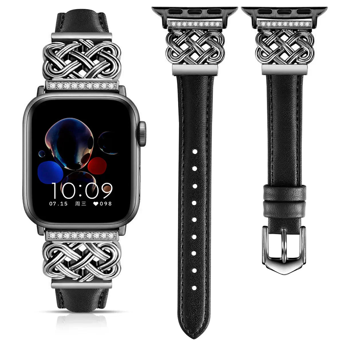 Stylish Leather Wristband for Apple Watch