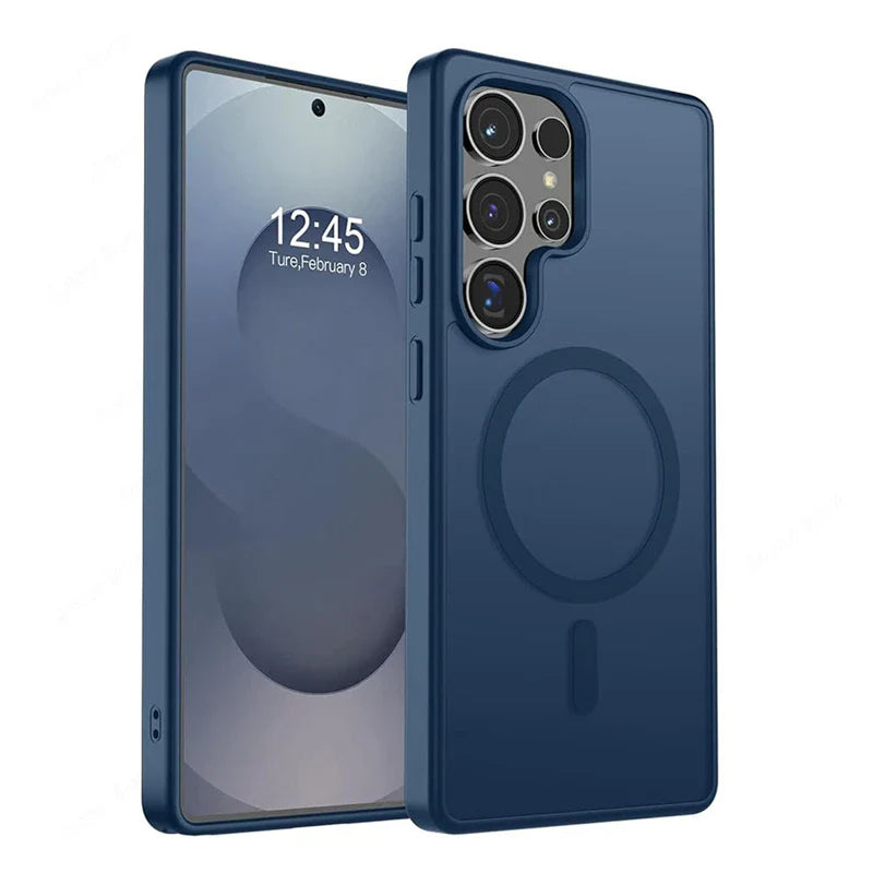 Samsung Galaxy S26 Series Semi-Clear Magnetic Phone Case