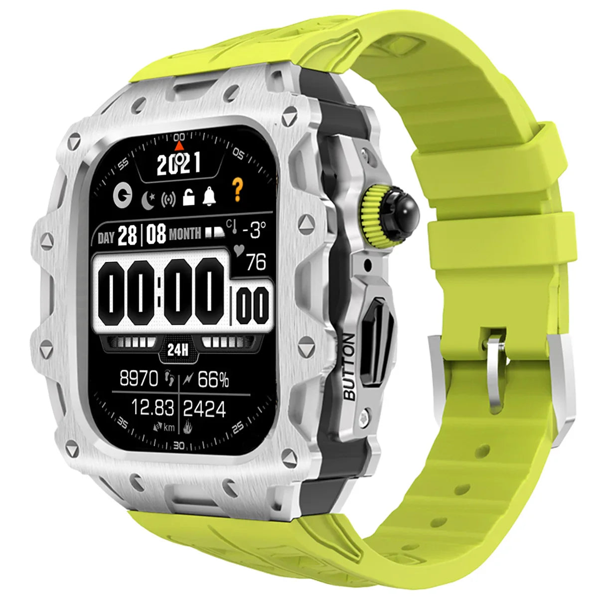 Apple Watch Series 10 (46mm) Modification Kit With Zinc Case and Sport Band