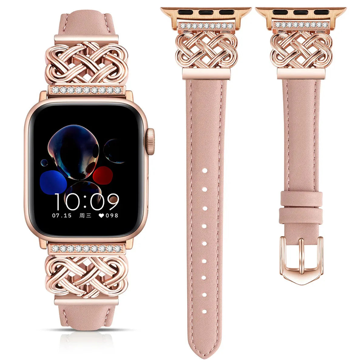Stylish Leather Wristband for Apple Watch