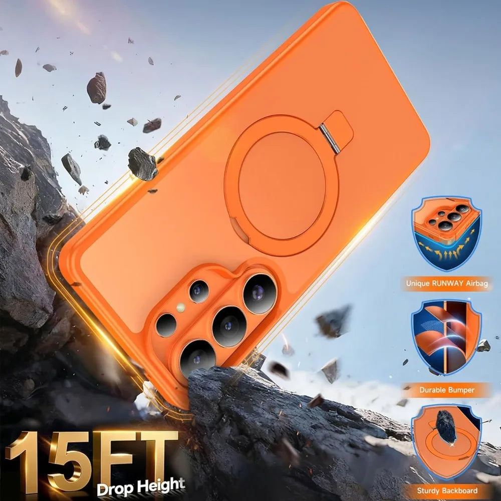 Samsung Galaxy S26 Series Case with Magnetic Bracket Holder