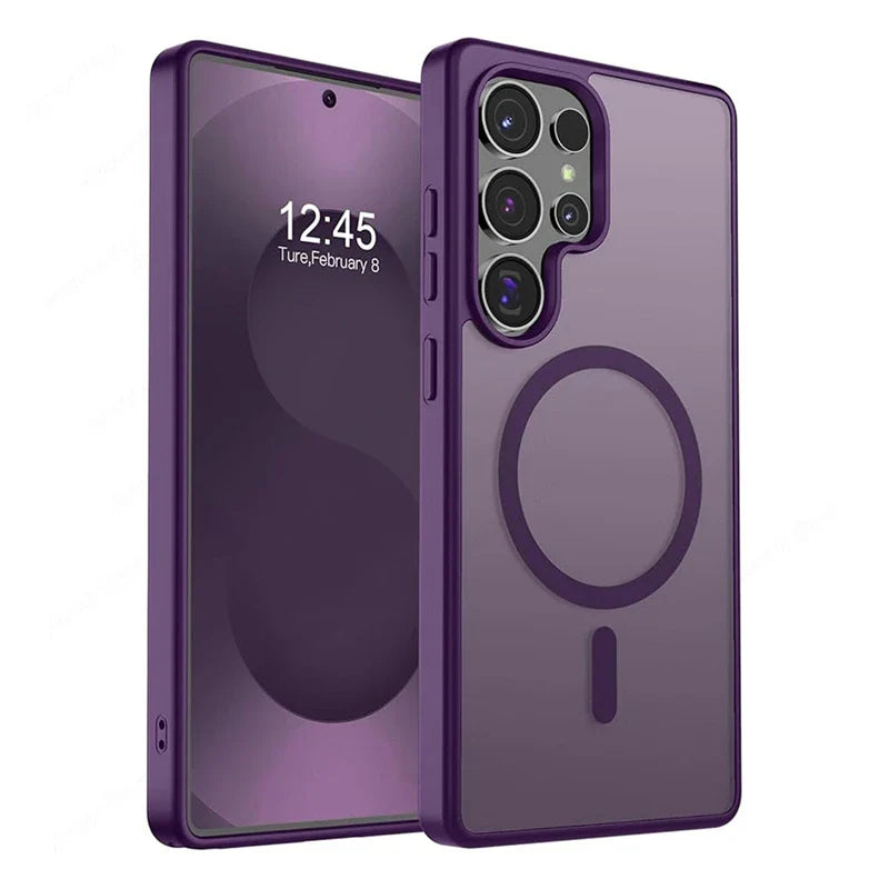 Samsung Galaxy S26 Series Semi-Clear Magnetic Phone Case