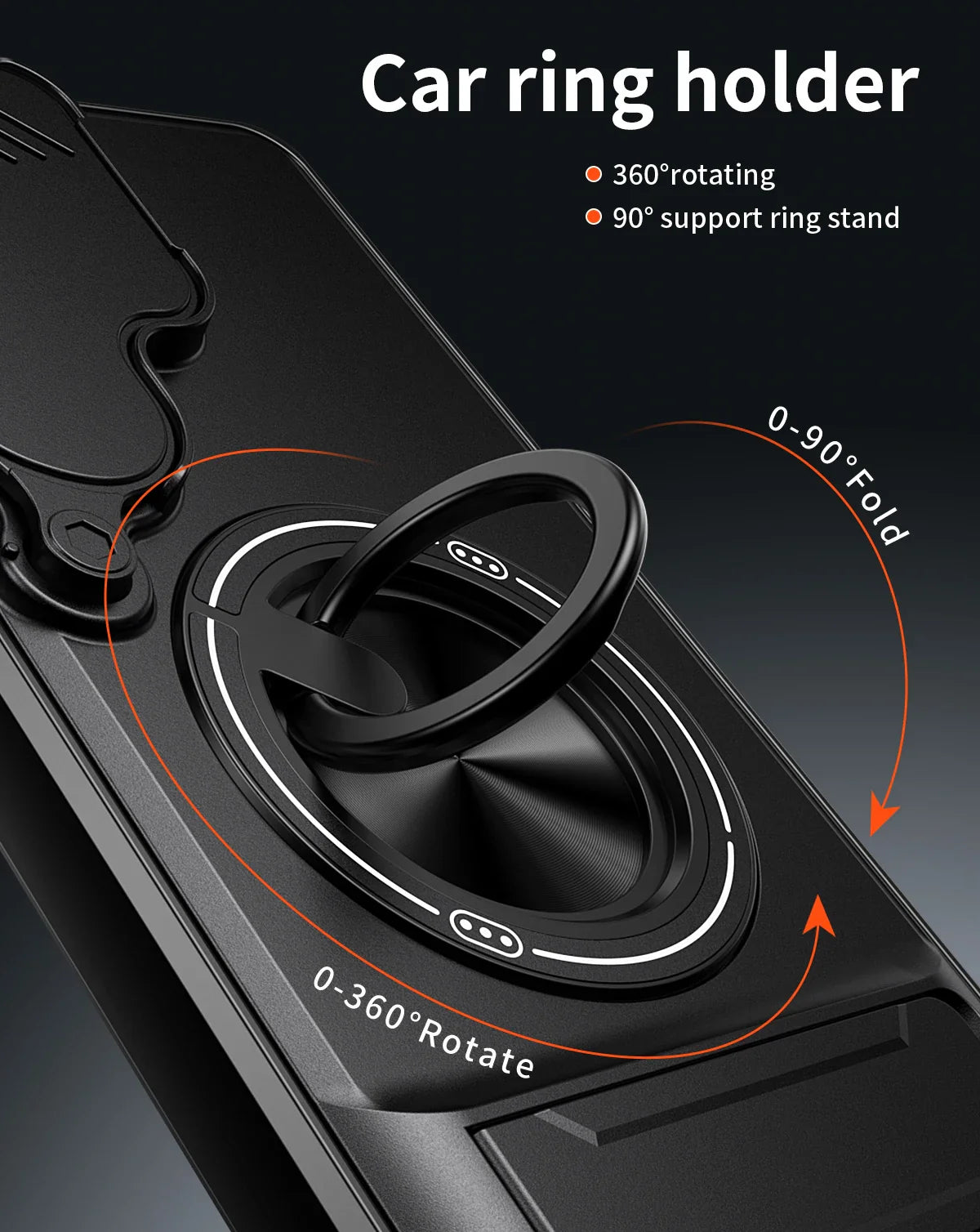 Samsung Galaxy S26 Series Hard Protection Case with Stand