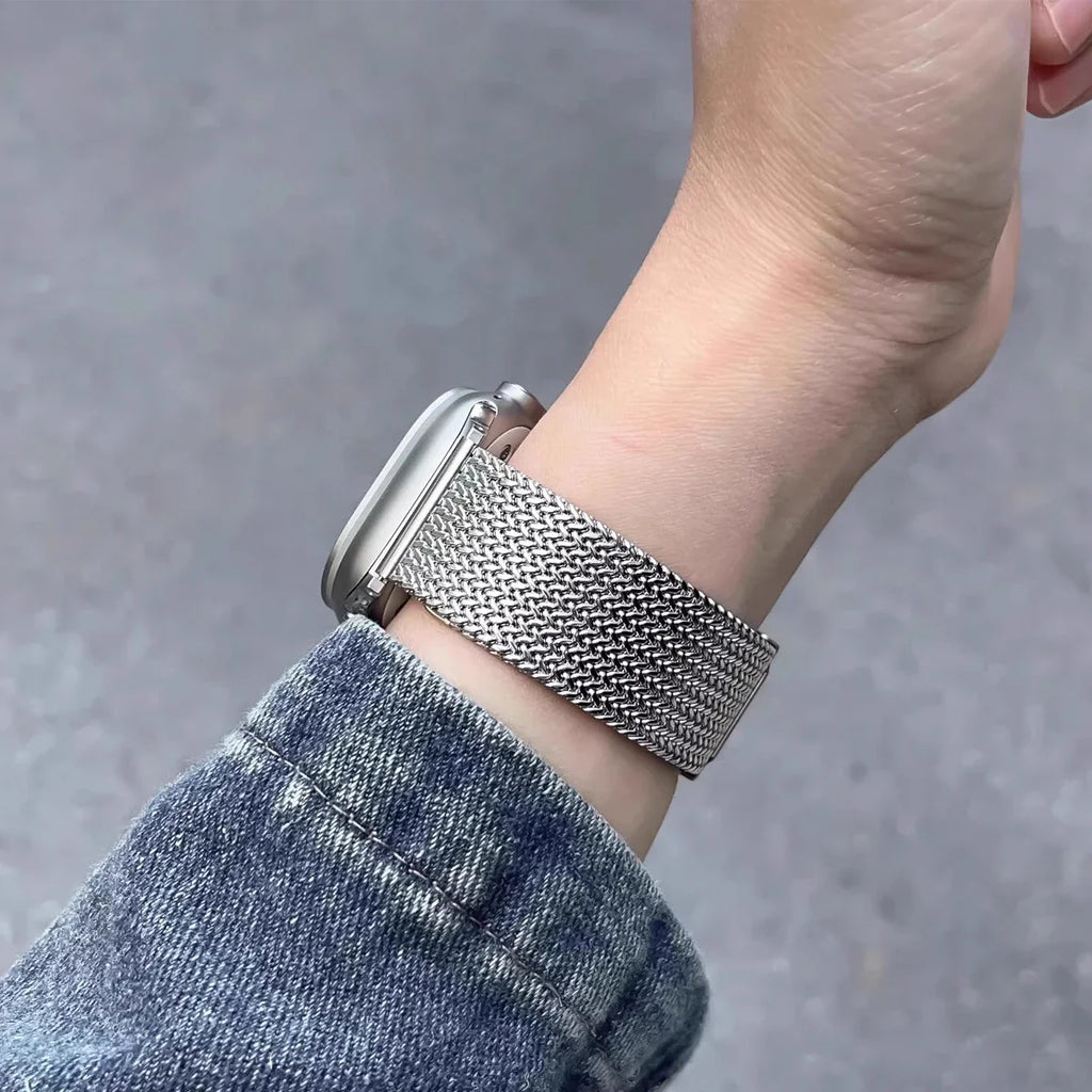 Apple Watch Milanese Loop Metal Strap Bracelet