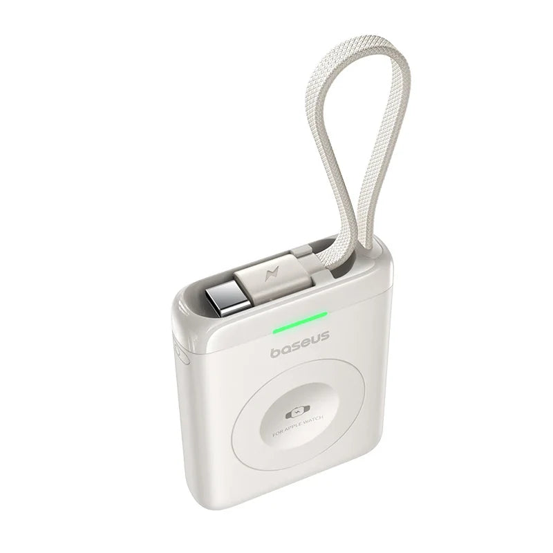 Baseus Compact 5W Apple Watch Magnetic Charger with USB-C Built-in Cable