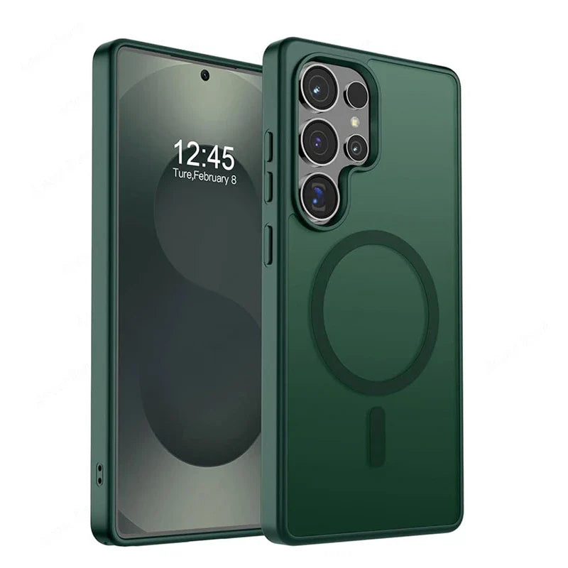 Samsung Galaxy S26 Series Semi-Clear Magnetic Phone Case
