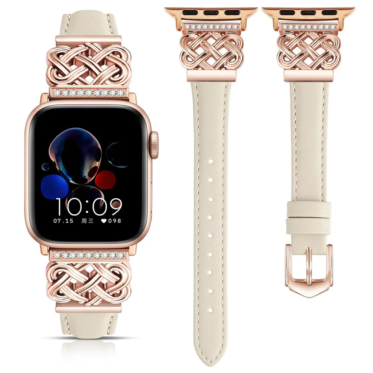 Stylish Leather Wristband for Apple Watch