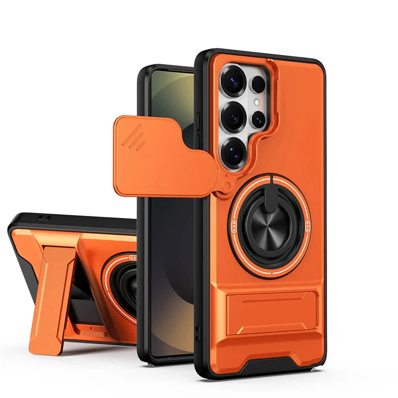 Samsung Galaxy S26 Series Case with Ring Stand and Lens Protector