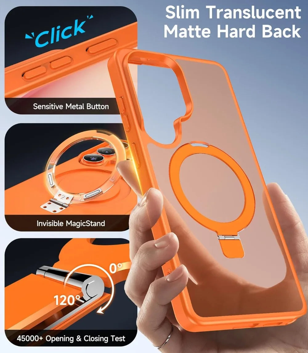 Samsung Galaxy S26 Series Case with Magnetic Bracket Holder