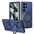 Samsung Galaxy S25 Series Protective Case with Magnetic Ring Holder