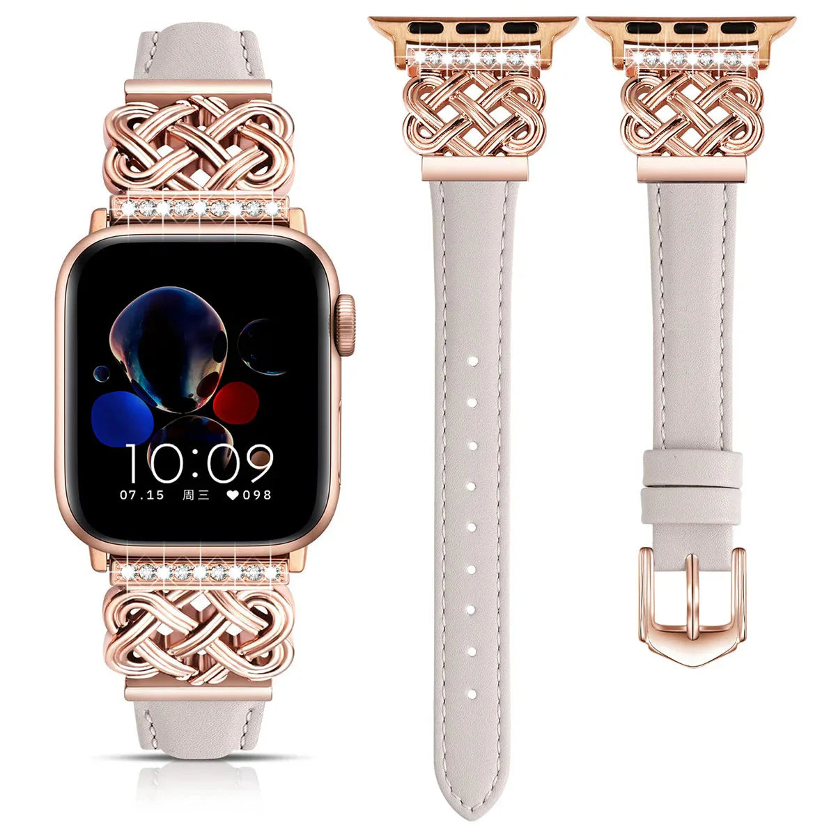 Stylish Leather Wristband for Apple Watch