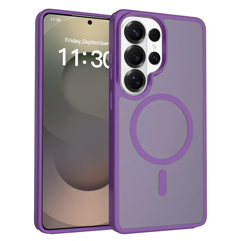Samsung Galaxy S26 Series PC+TPU Magnetic Matte Protective Case