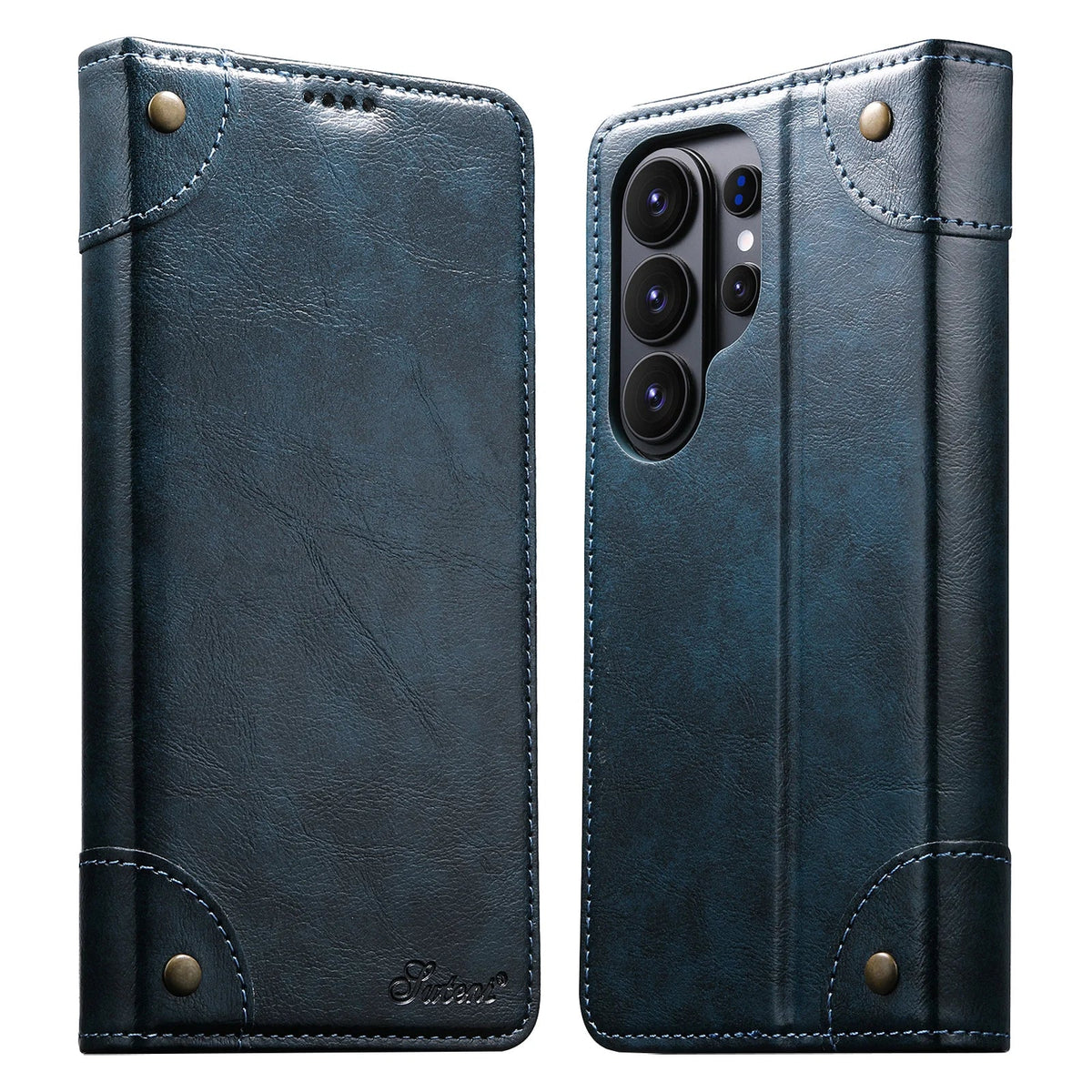Samsung Galaxy S26 Series Leather Wallet Case with Kickstand