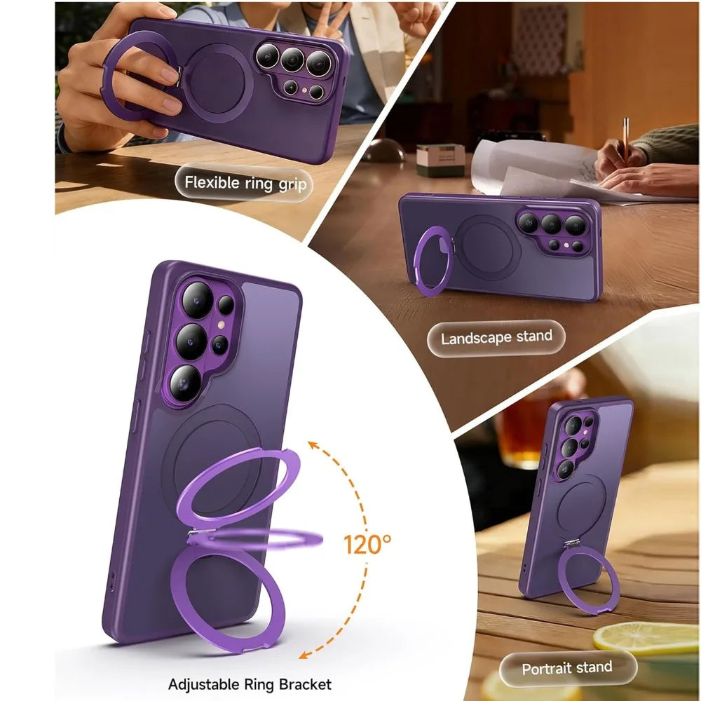Samsung Galaxy S26 Series Case with Magnetic Bracket Holder
