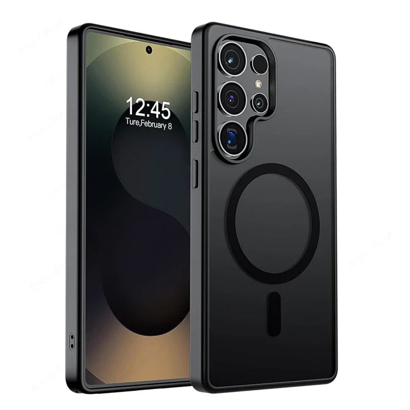 Samsung Galaxy S26 Series Semi-Clear Magnetic Phone Case