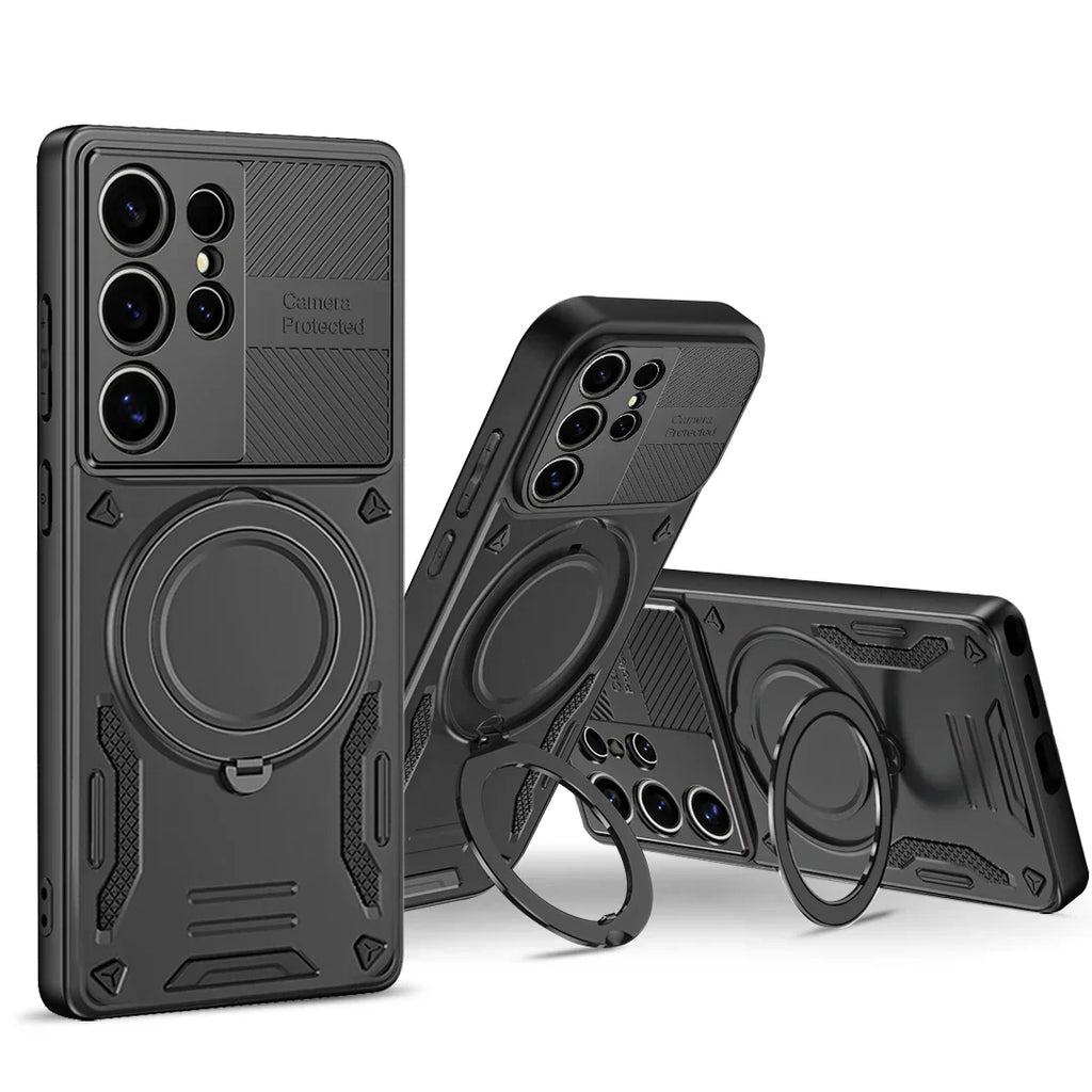 Samsung Galaxy S26 Series Magnetic Case with Rotating Stand