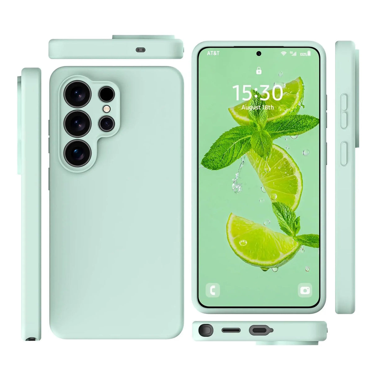 Samsung Galaxy S26 Series Soft Liquid Silicone Protective Cover