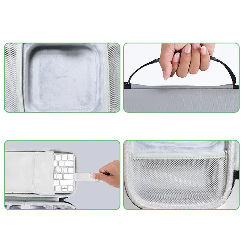 Apple Mac Mini M4/M4 Pro Protective Storage Bag with Keyboard Compartment
