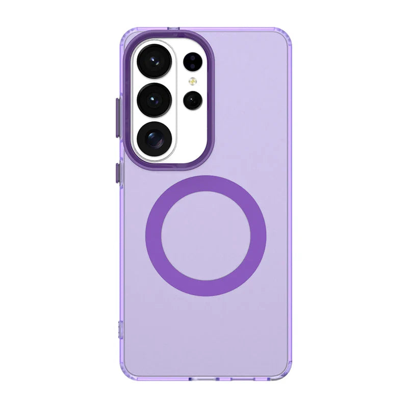 Samsung Galaxy S26 Series Candy Color Magnetic Translucent Matte Slim Case