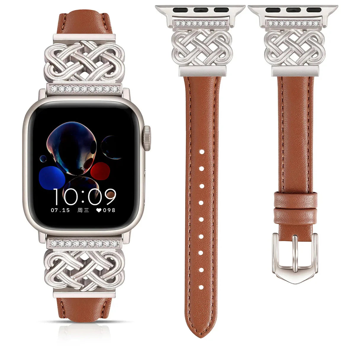 Stylish Leather Wristband for Apple Watch
