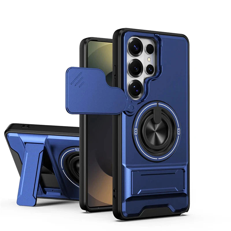 Samsung Galaxy S26 Series Case with Ring Stand and Lens Protector