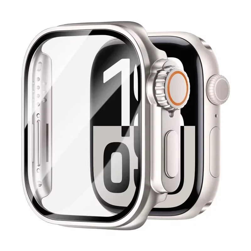 Apple Watch Protective Case with Built-In Glass Screen Protector