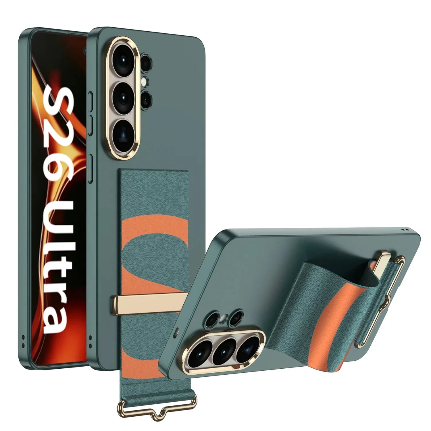 Samsung Galaxy S26 Ultra PC Hard Case with Buckle Wristband
