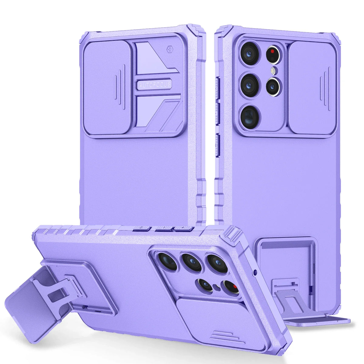 Samsung Galaxy S25 Series Anti-Drop Airbag Case with Camera Slide Cover