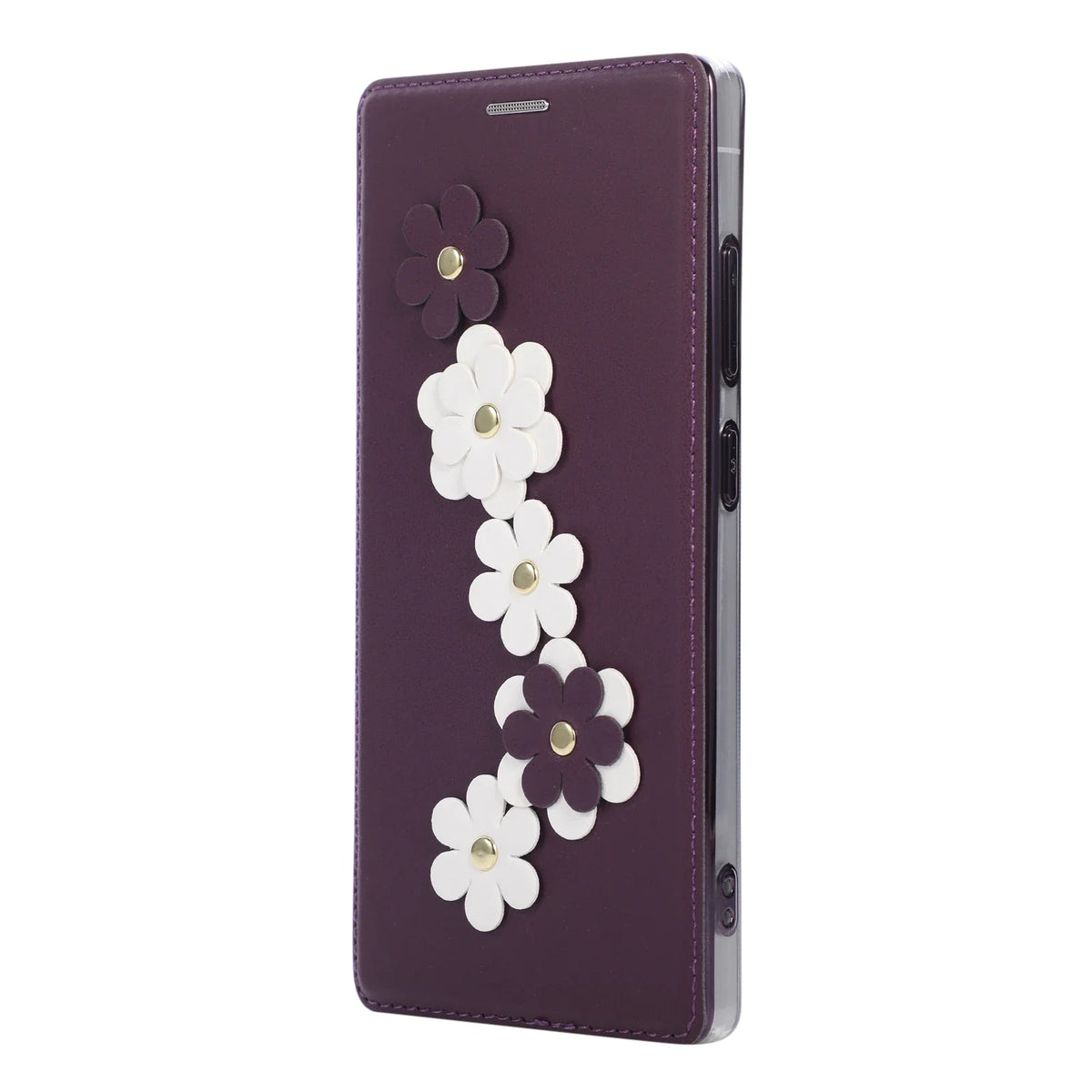 Samsung Galaxy S26 Series 3D Floral Magnetic Leather Case