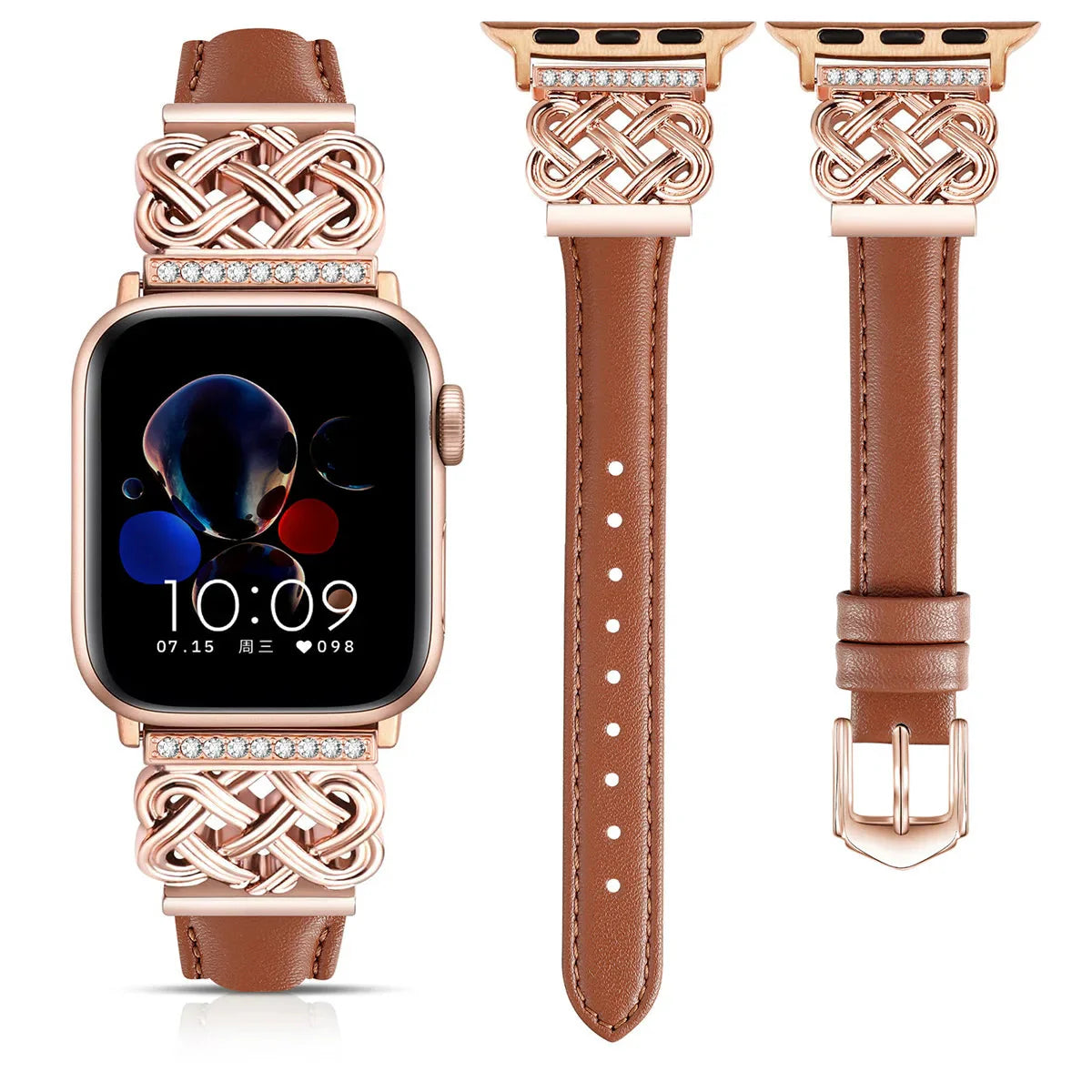 Stylish Leather Wristband for Apple Watch